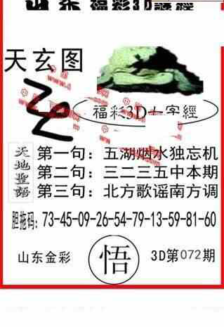 23072期: 福彩3D丹东全图分析