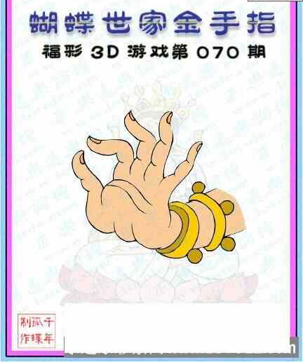 23070期: 3D蝴蝶世家蝴蝶彩图