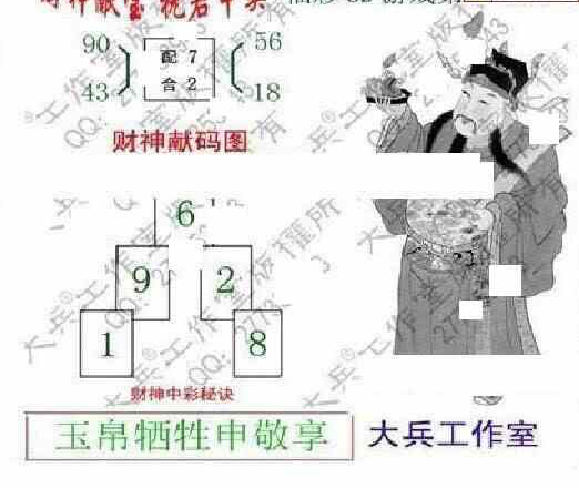24001期: 大兵福彩3D黄金报图版