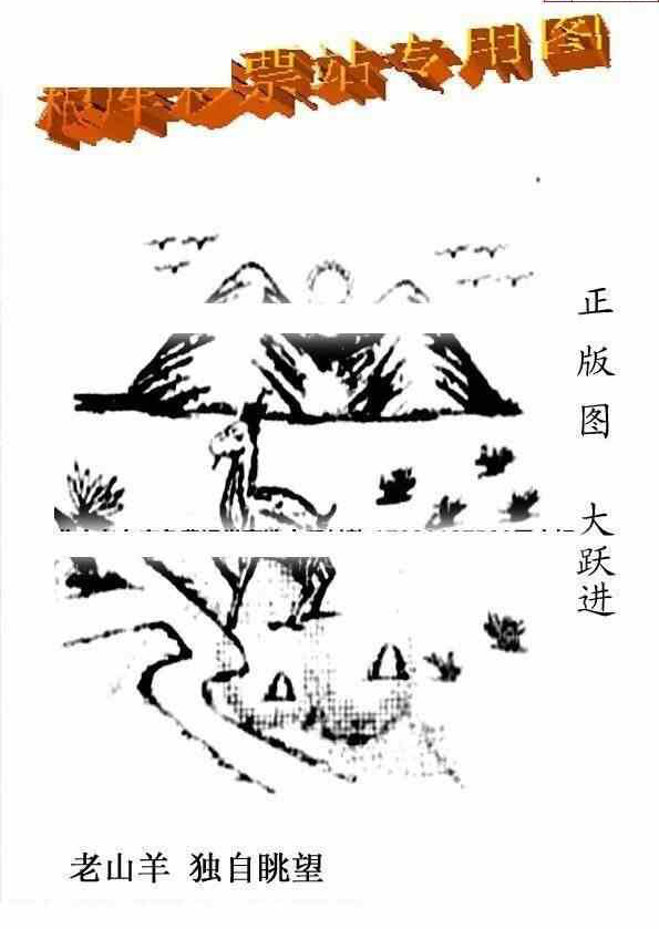 24017期: 老村长福彩3D天天图谜