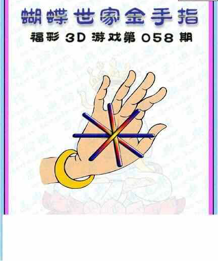 24058期: 3D蝴蝶世家蝴蝶彩图