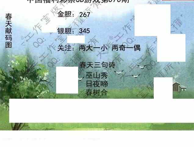 23070期: 大兵福彩3D黄金报图版