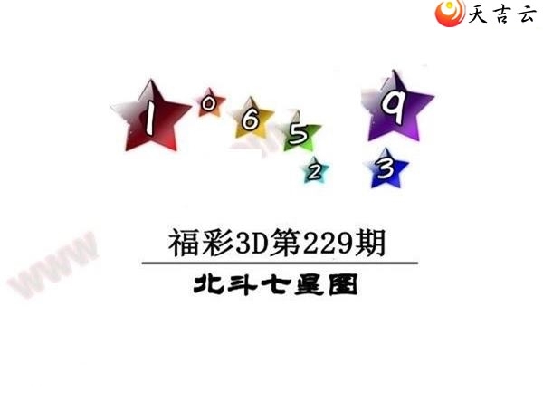北斗七星图2019229期福彩3d图谜1
